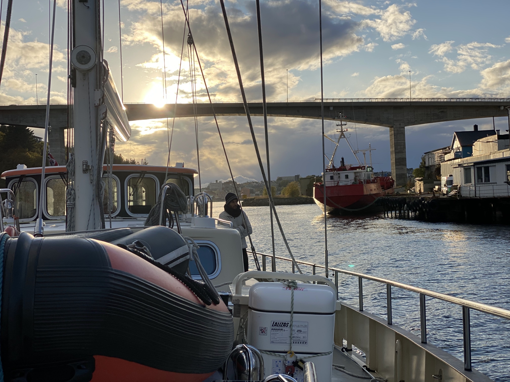 Sailing from Bergen to Aalesund Photo by MRK