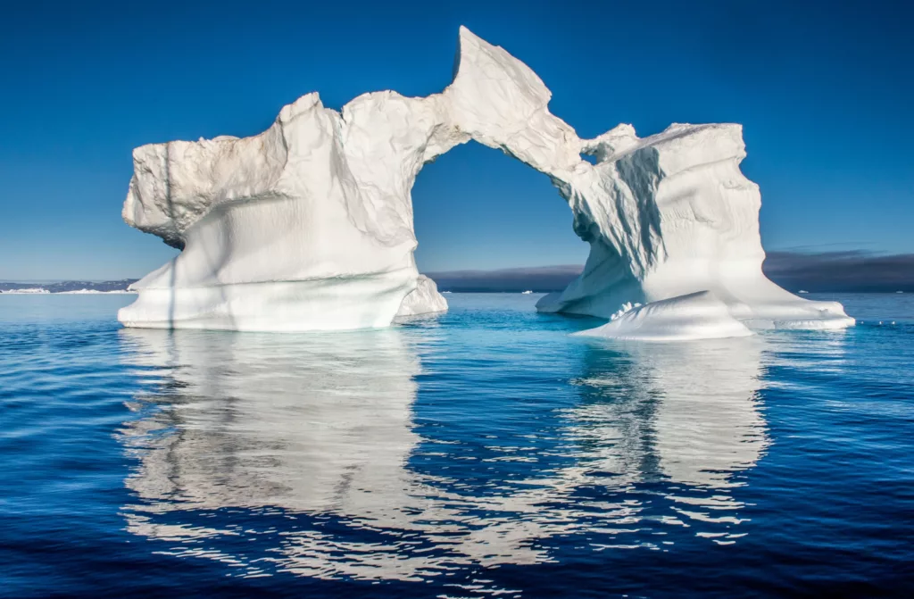 Iceberg,In,The,Ocean.,Disko,Bay,,Western,Greenland.