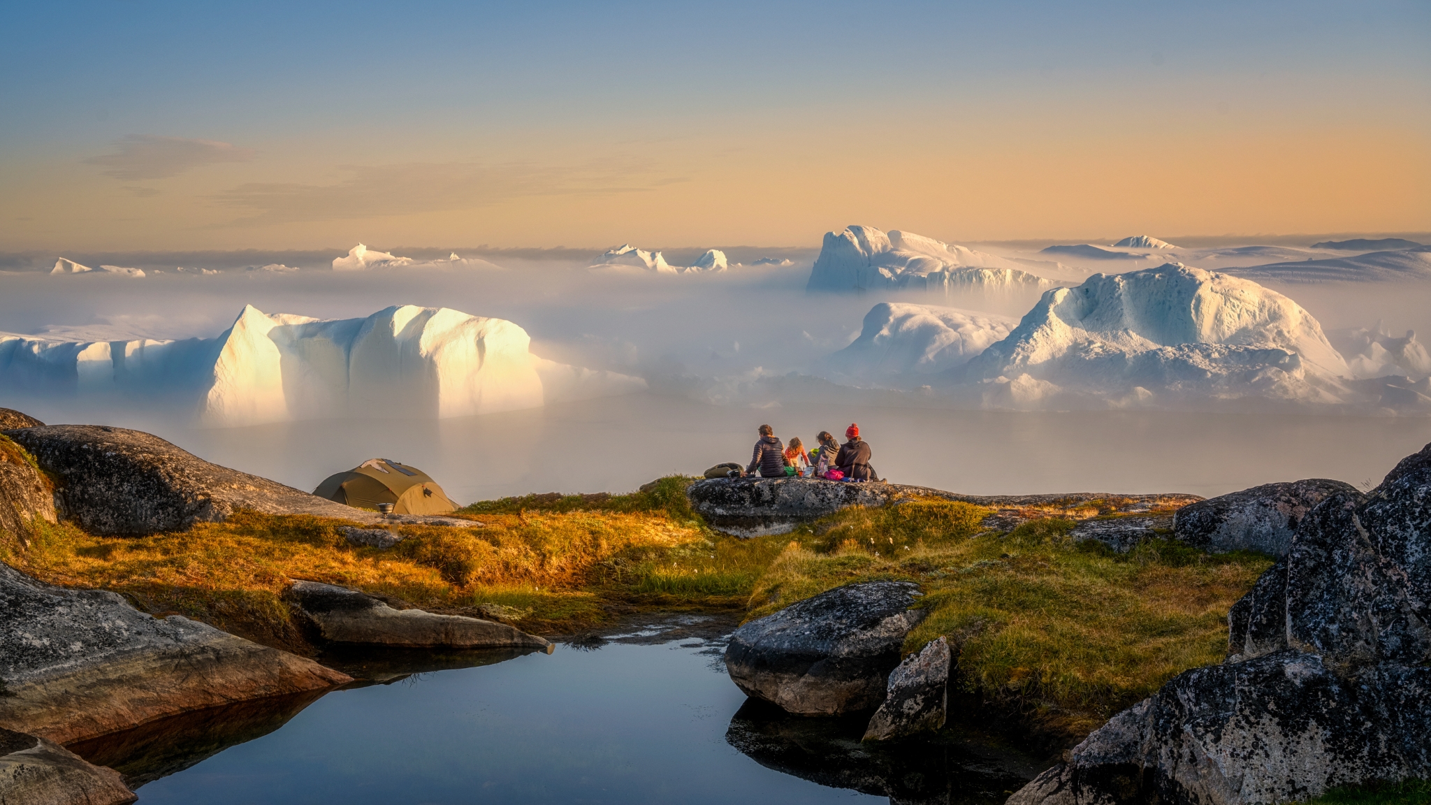 Greenland,Ilulissat,Glaciers,At,Fjord,Disco,Bay,West,Greenland