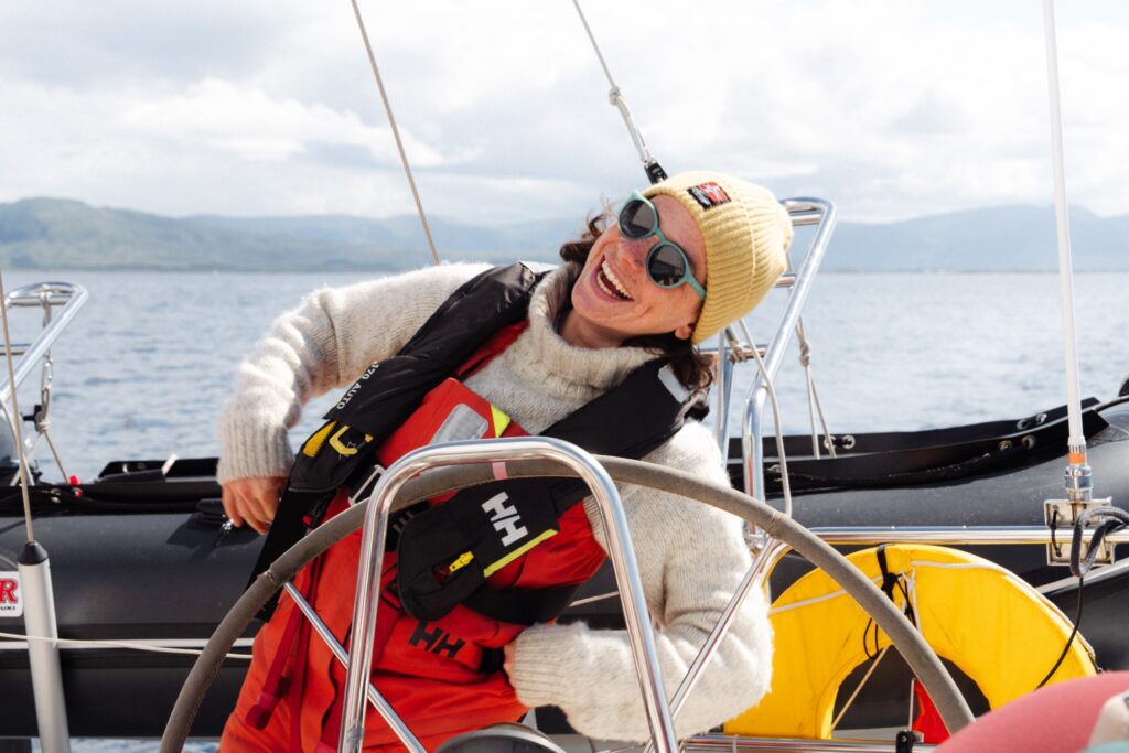 This is Skipper Marion. She is an Early Bird! Photo Carl Filip Olsson