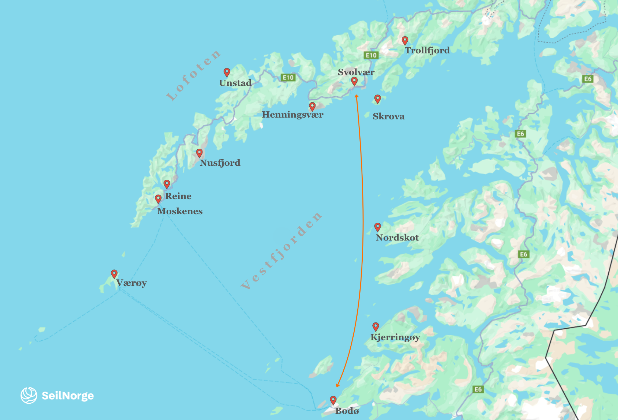 Bodø Svolvær dagstur